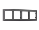 AF110654 Рамка ALFA Line (Антрацит серый) 4-ая