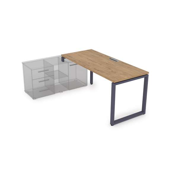 СТЛ-О.995 Стол рабочий прямолинейный, три опоры - левый (1800*900*750)