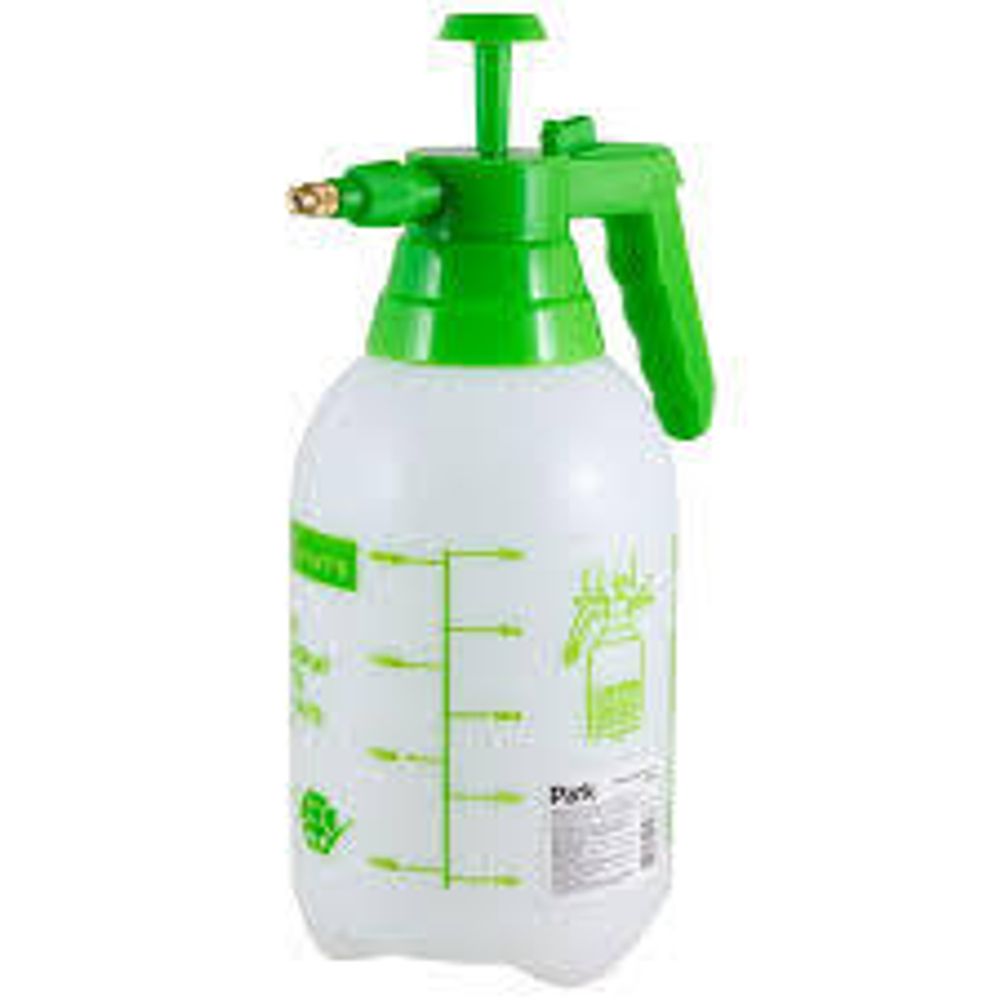 Распылитель садовый 1,5л (белый) мерн. шкала, латун. наконечник Park 990010