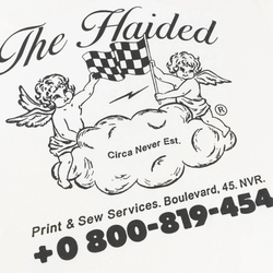 Футболка Haided Checkered Flag RLXD HW, Молочный