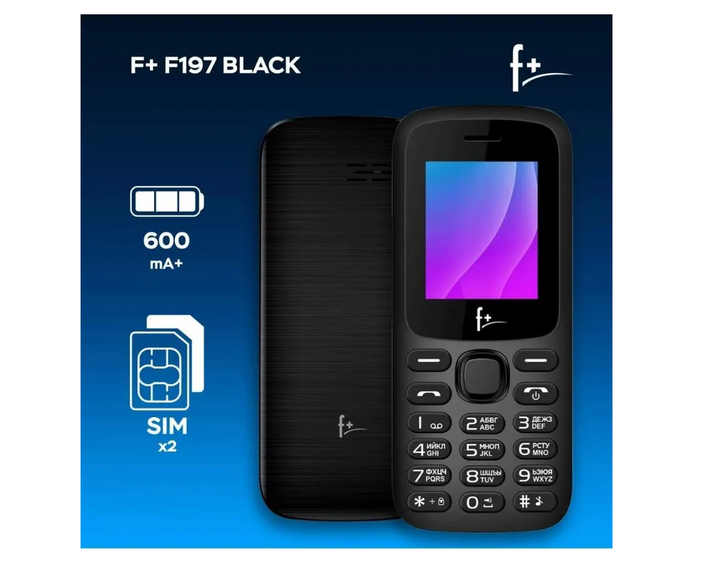 GSM мобильный телефон F+ F197