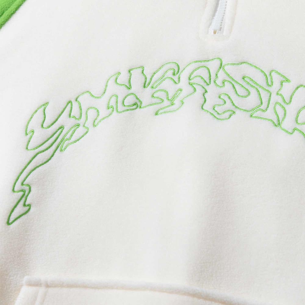 Толстовка YMKASHIX Turbo fleece лаймовый / белый