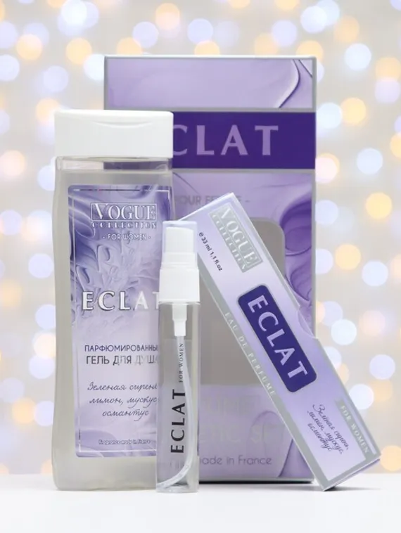 Подарочный набор женский Eclat for women, гель для душа 250 мл, парфюмерная вода 30 мл