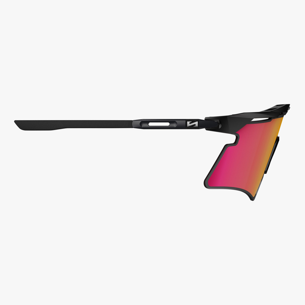 Спортивные очки c диоптриями Scicon Aeroshade 2.0 Titanium Sunglasses Black Matt Multi Mirror Sunburst + Pink