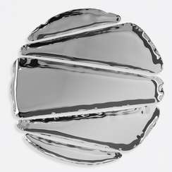 Настенный декор Brano Отражение 8, Ø100 см, полированная сталь