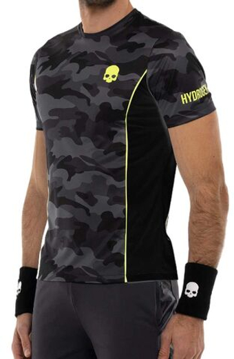 Мужская теннисная футболка Hydrogen Camo Tech T-Shirt - серый