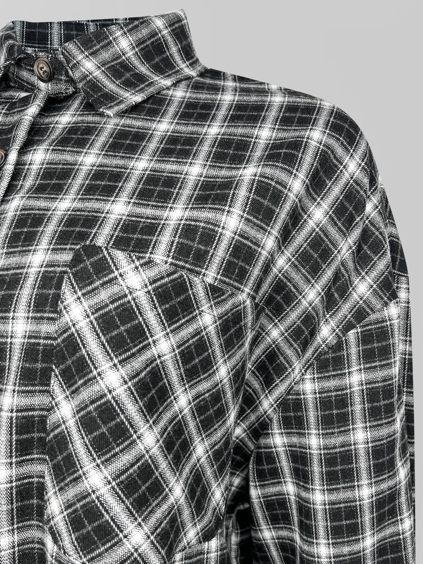 Рубашка Lan Lan 9136 удлиненная в клетку