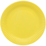 Тарелка бумажная 18 см в наборе 10 шт «Желтая»