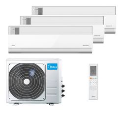 Мультисплит система на 3 комнаты Midea MMCA1BU-09HRFN8 x 3 / M3OG-21HFN8-Q1