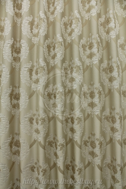 Штора для гостиной: Сильвана (S067-1) - 200х260 см. - бежевый