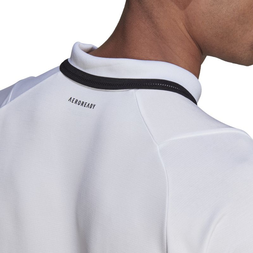 Мужское теннисное поло Adidas Freelift Polo M - white/black/black
