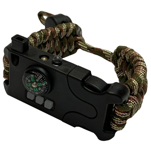 Тактический браслет из паракорда с компасом