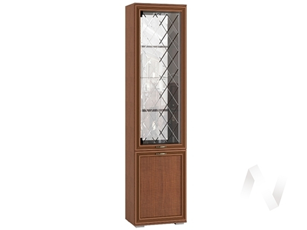 Пенал с витриной ЛШ-4 Гостиная Ливорно (орех донской)