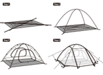 Палатка Naturehike Cloud-Creek, 2-местная, белая, артикул CNK2300ZP024-2W