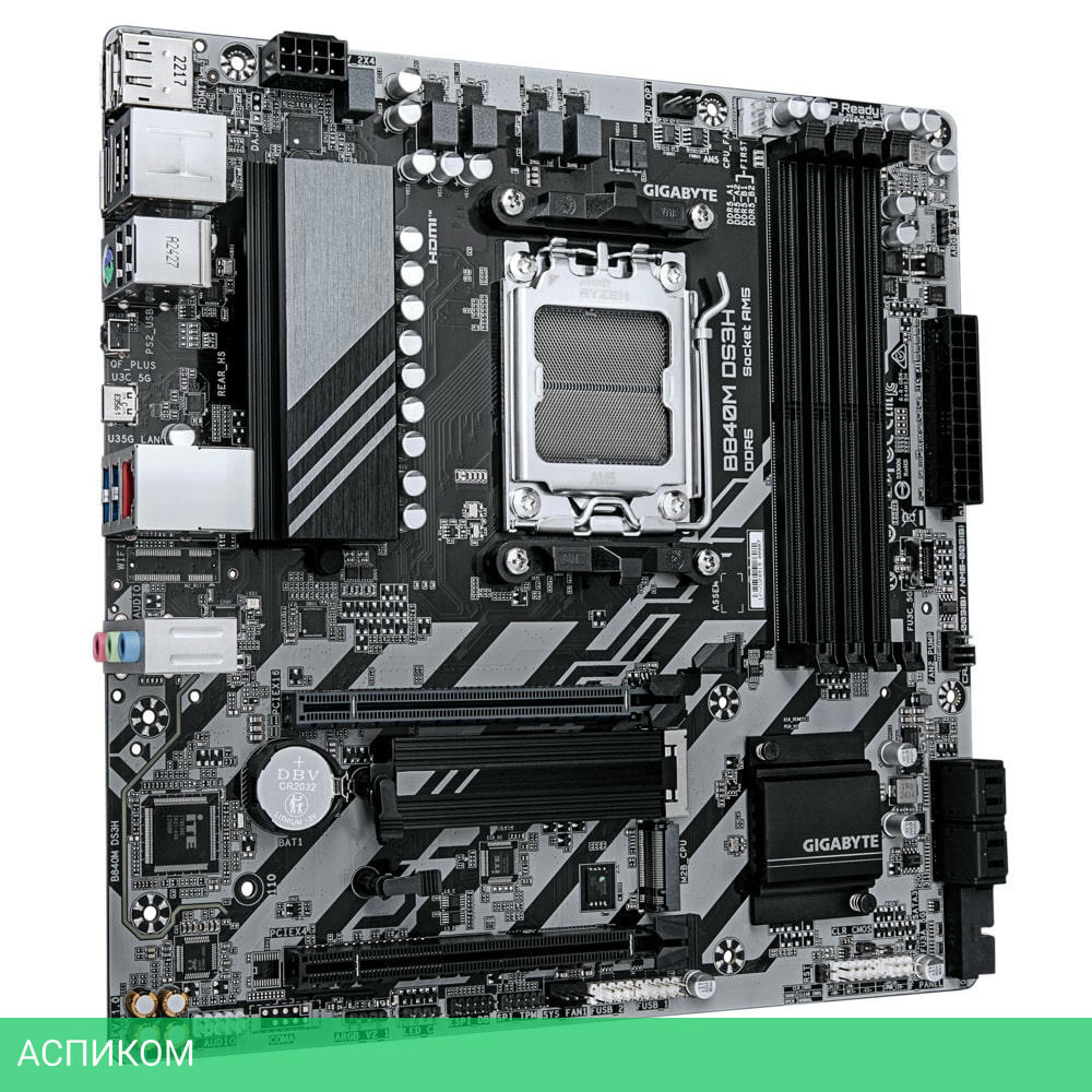 Материнская плата Gigabyte B840M DS3H rev. 1.0