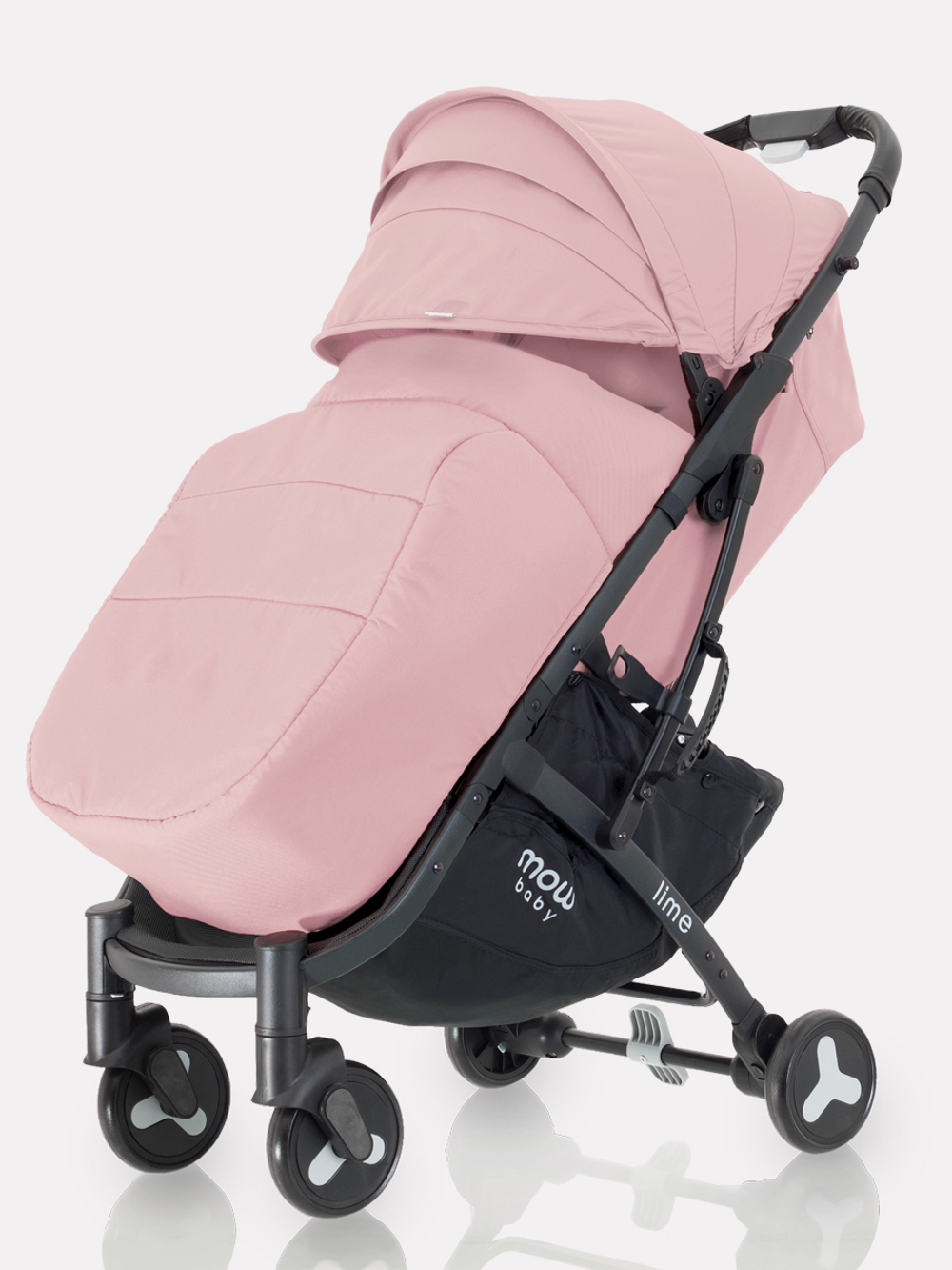 Коляска детская MOWBaby "LIME" MB100 Rose