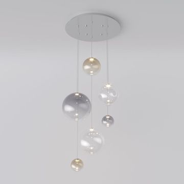 Подвесной светодиодный светильник 50230 LED хром Wonder Eurosvet