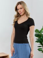 Блузка (топ) Сиеста-7 Виотекс ЧЁРНЫЙ