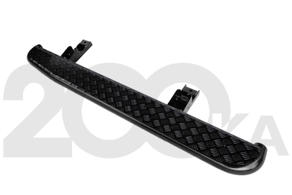 Пороги РИФ силовые Toyota Land Cruiser 200 (2008-2015) черные накладки и болты, на а/м без гидроподвески