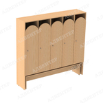 Шкаф детский для одежды 5 СЕКЦИЙ