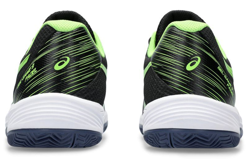Мужские кросовки для Padel Asics Gel-Game 9 Padel - black/electric lime