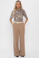 Блуза трикотажная Новый день НЬЮ (бежевая) Б14369-19М LT Collection