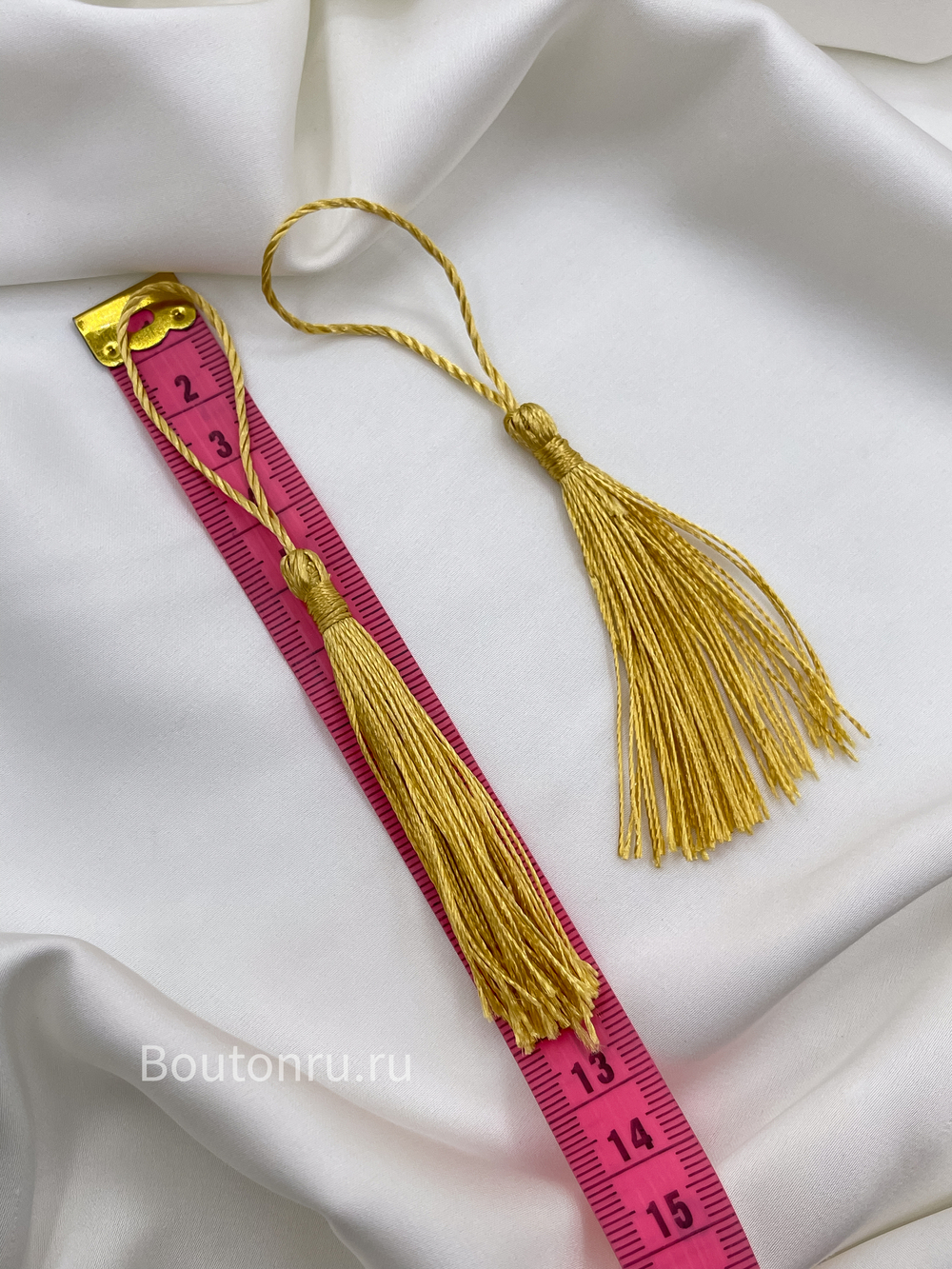 Кисточка для штор золотистая (желтая)