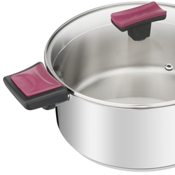 Кастрюля с крышкой Tefal Cook&Clip 5л 24см G7234674