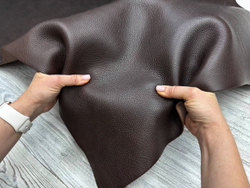 Vacchetta Grain Dark Brown (2,6-2,8 мм) цв. Коричневый, натуральная кожа