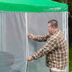 Тент садовый с москитной сеткой, 2.5 х 2.5/2.4, Camping Palisad