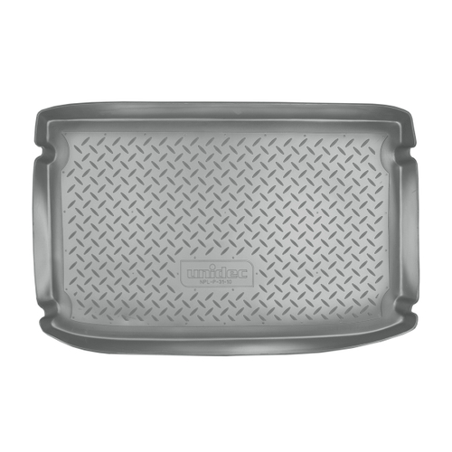 Коврик в багажник Norplast/Unidec для Hyundai Getz в кузове TB HB (2002-2011) Серый, полиуретан, арт.NPL-P-31-10-G