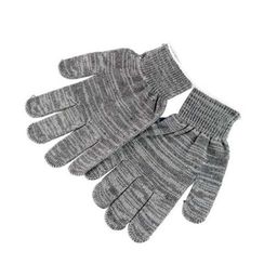 Перчатки хб, 10 класс  6-ти нитка (графит)