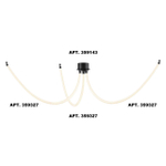 359327 KONST NT24 066 черный Светильник светодиодный IP20 LED 4000K 14W 170-265V 1360Лм RAMO