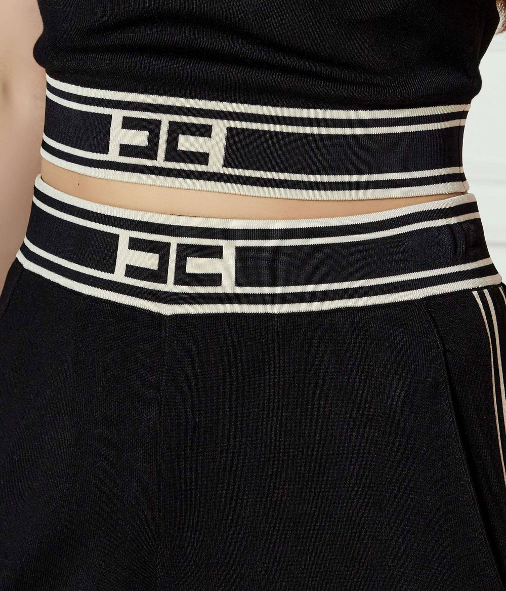 Трикотажные штаны Elisabetta Franchi - черный(KP65S51E2)