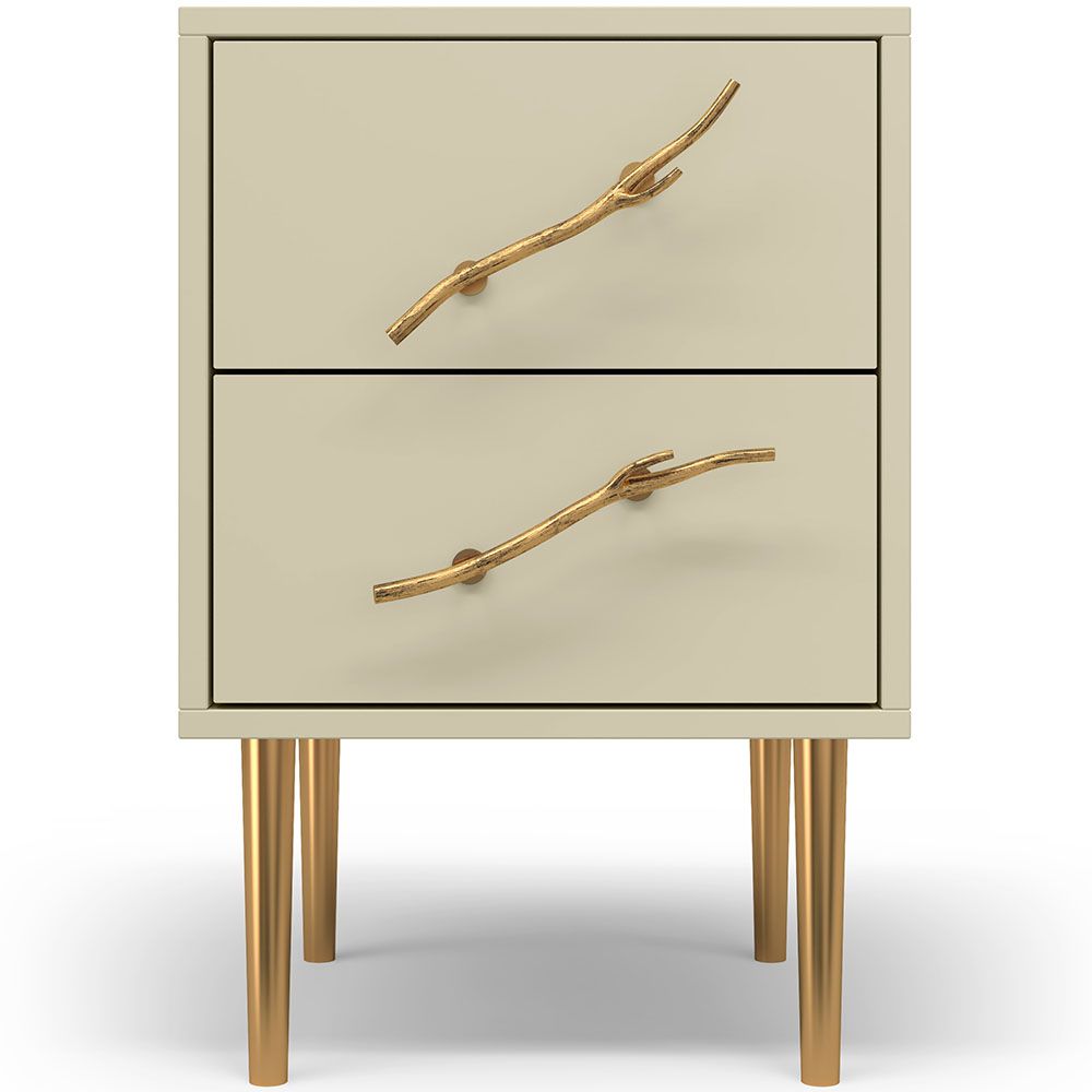 Тумба Арт Колор matte Стайл Голд Серый шелк матовый