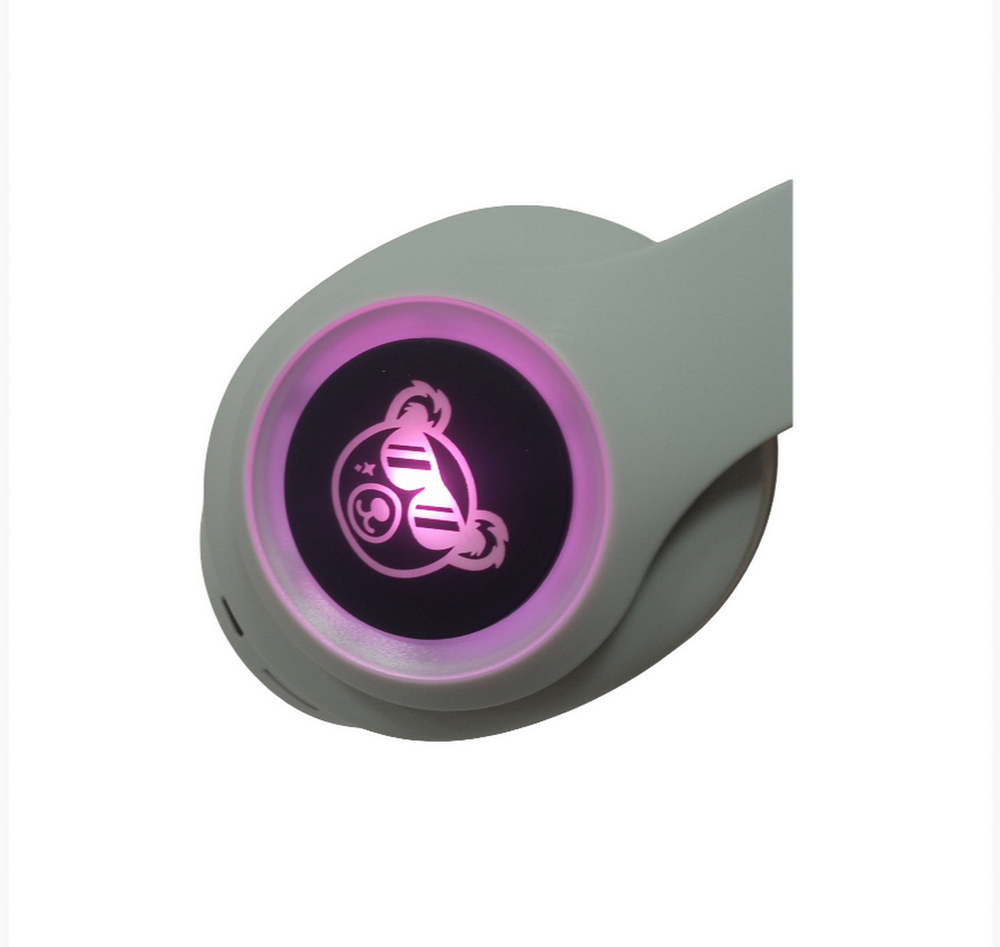 Наушники беспроводные светящиеся +TF card Fashion SAZ-D01