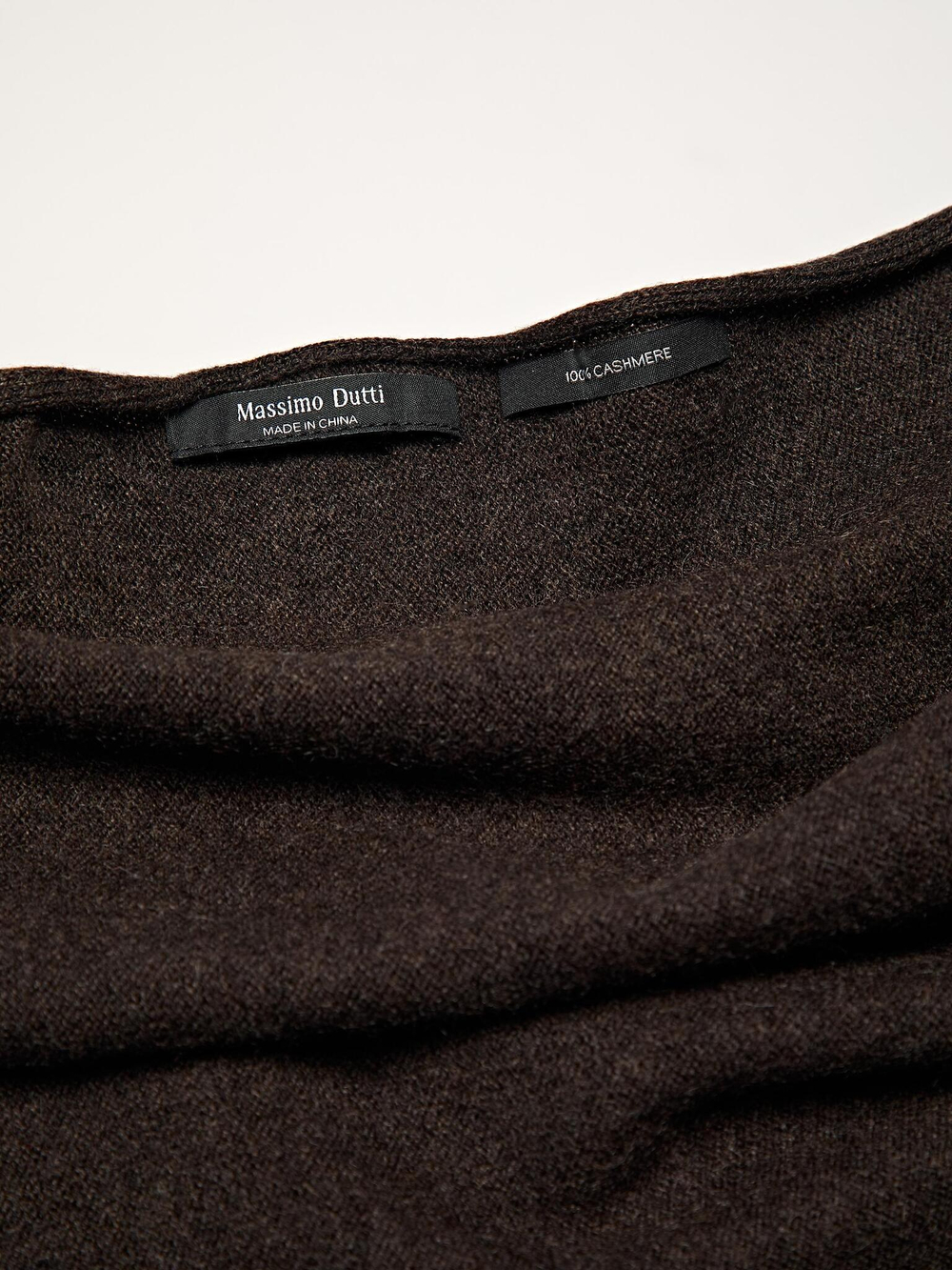 Massimo Dutti Бандана из 100% кашемира, коричневый