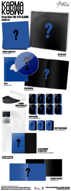Альбом Stray Kids - 4th Album [KARMA] (KARMA Ver.) (Limited Edition) С ПОДАРКАМИ ОТ МАГАЗИНОВ