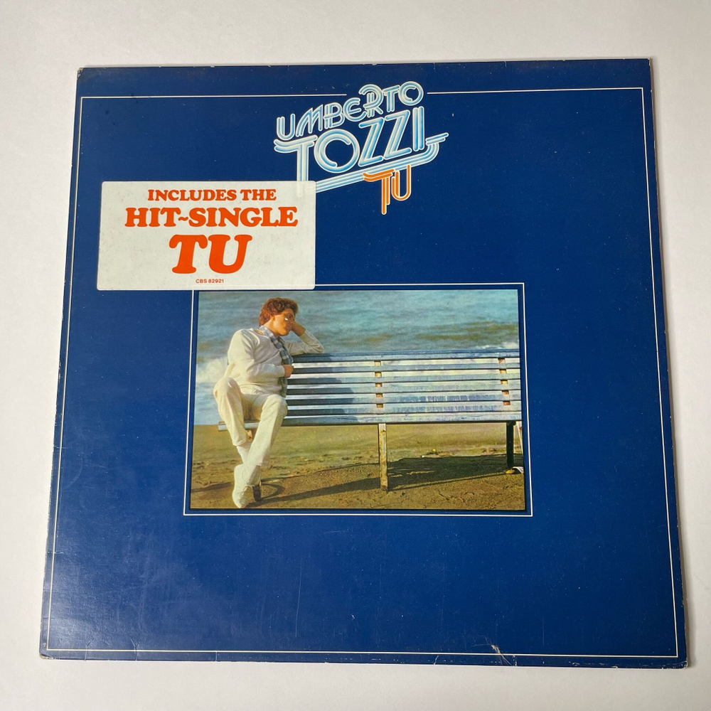 Винтажная виниловая пластинка LP Umberto Tozzi Умберто Тоцци Tu (Holland 1978)