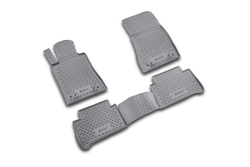 Коврики в салон для MERCEDES-BENZ E-class W211 (задний привод), 2002-2009, 4 шт. (полиуретан) NLC.34.36.210K