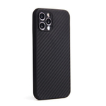 Чехол ТПУ карбон для iPhone 12 Pro, 011068 Черный
