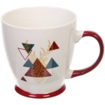 Кружка керамическая 400мл «Олень геометрия» в подарочной коробке