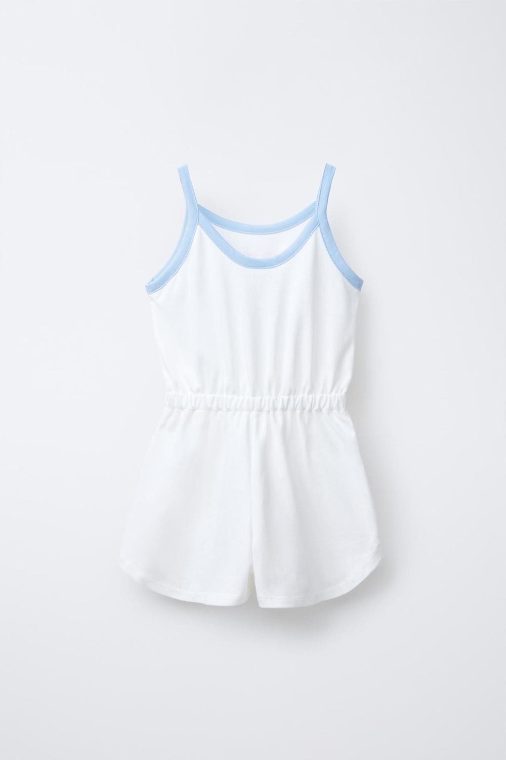 ZARA КОМБИНЕЗОН С ПРИНТОМ, ЭКРЮ