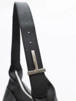 Сумка через плечо багет натуральная кожа