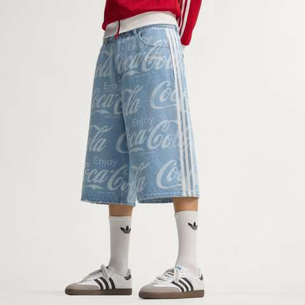 ADIDAS X COCA-COLA Джинсовые шорты, индиго