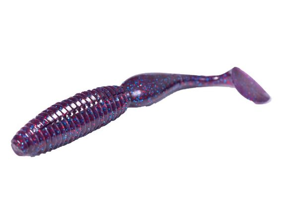Виброхвосты съедобные LJ Pro Series MegaWorm 2,5in (6,35 см), цв. S63, 8 шт.