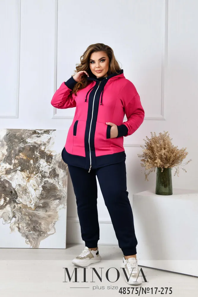 Костюм 17-275-синий-малиновый Minova