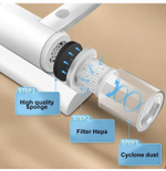 Домашний портативный пылесос, АКБ, 3 насадки