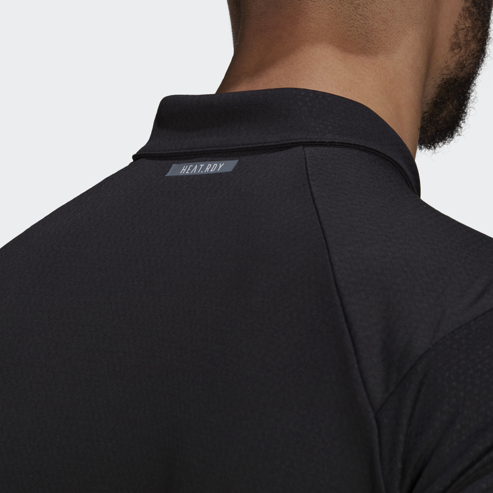 Мужское теннисное поло adidas Heat Ready Polo Men - Black, White