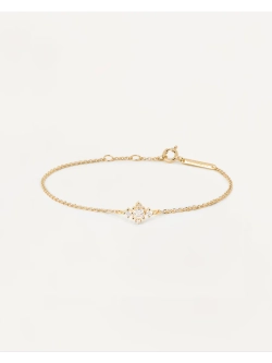 Браслет женский PDPaola Laura серебро 925 пробы покрытое золотом 750 пробы PU01-413